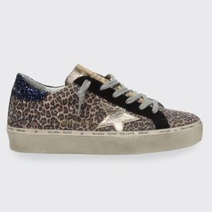 Golden Goose Leopard Print Sneakers